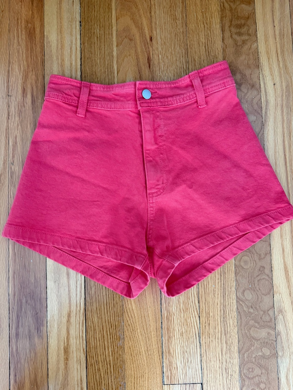 Universal Thread High-Waist Coral-Red Shorts